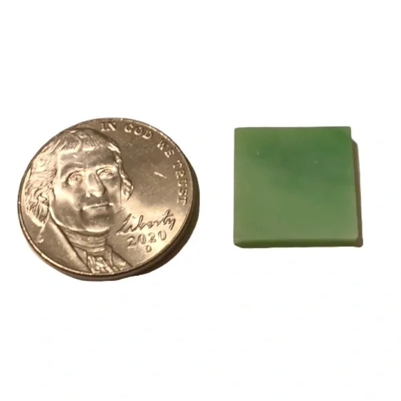 60 Iridescent Mosaic Tiles Small Green White Pink Art Project Crafter DIY - Picture 3 of 5